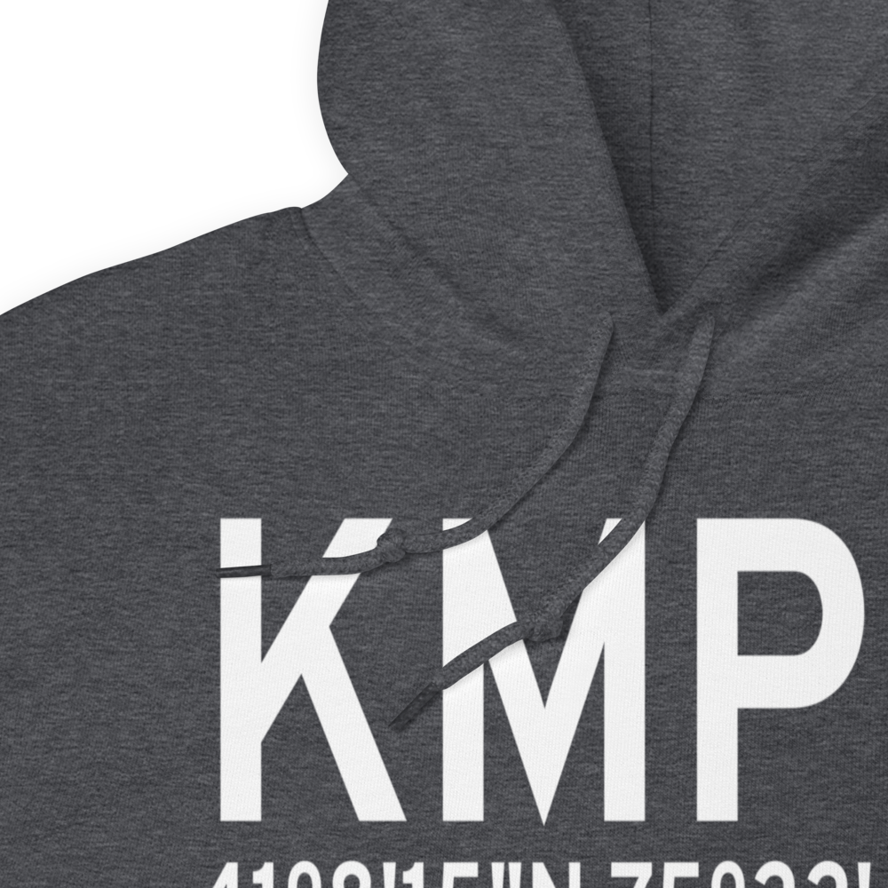 Pocono Mountains Municipal Airport (KMPO) ICAO Hoodie Sweatshirt 