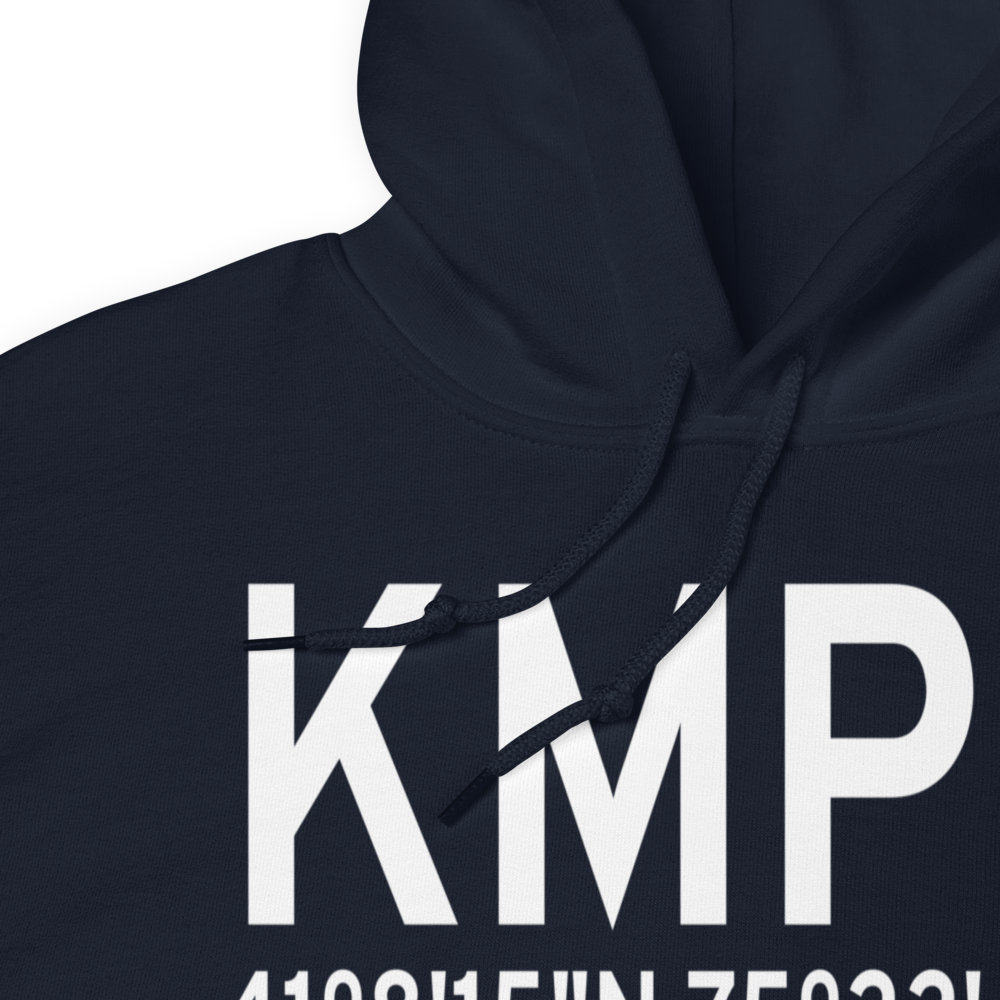 Pocono Mountains Municipal Airport (KMPO) ICAO Hoodie Sweatshirt 