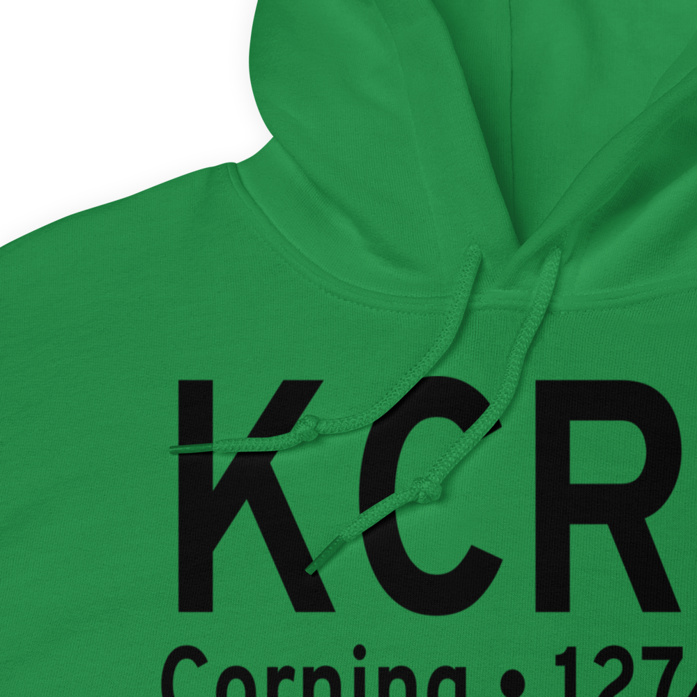 Corning Municipal Airport (KCRZ) ICAO Hoodie Sweatshirt 