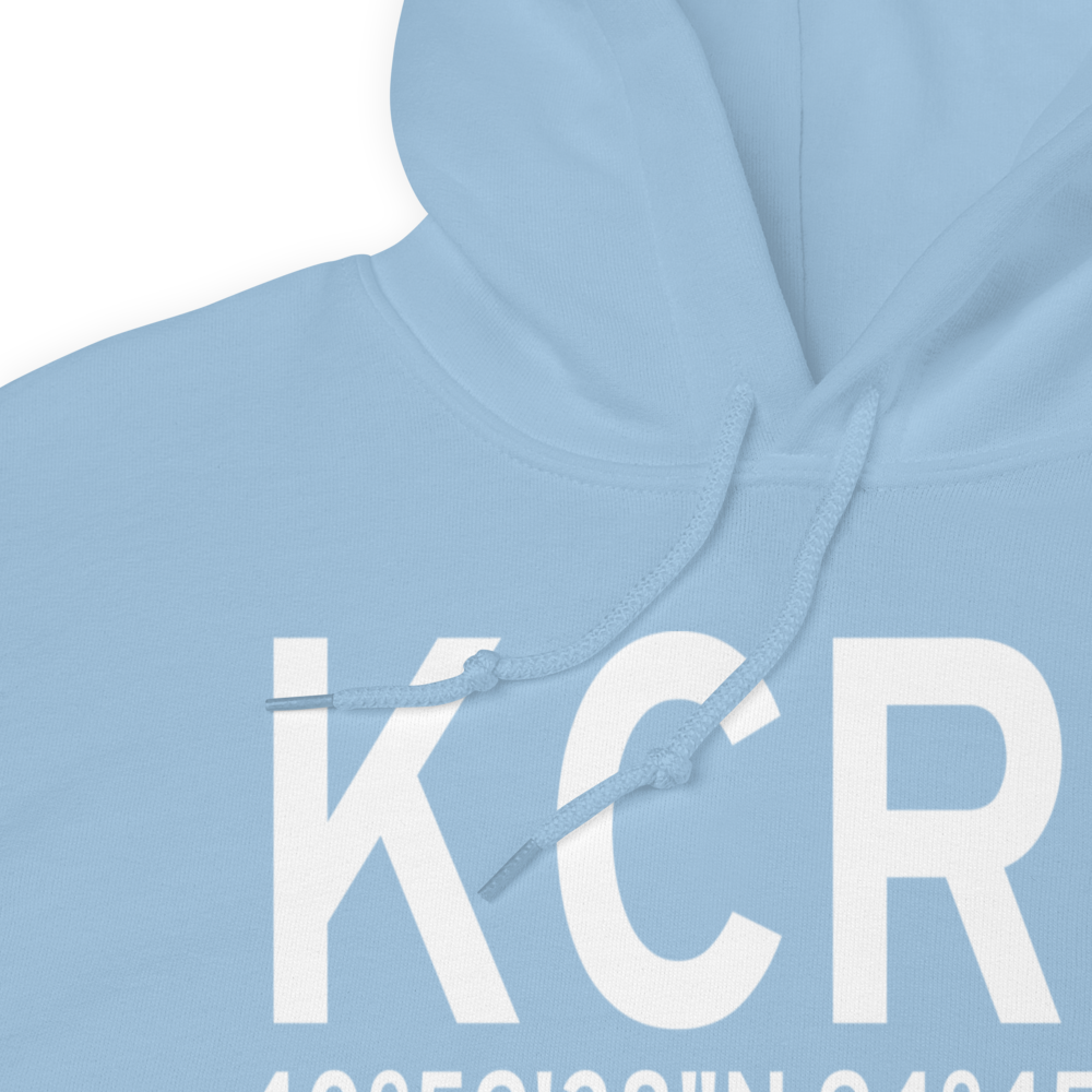 Corning Municipal Airport (KCRZ) ICAO Hoodie Sweatshirt 