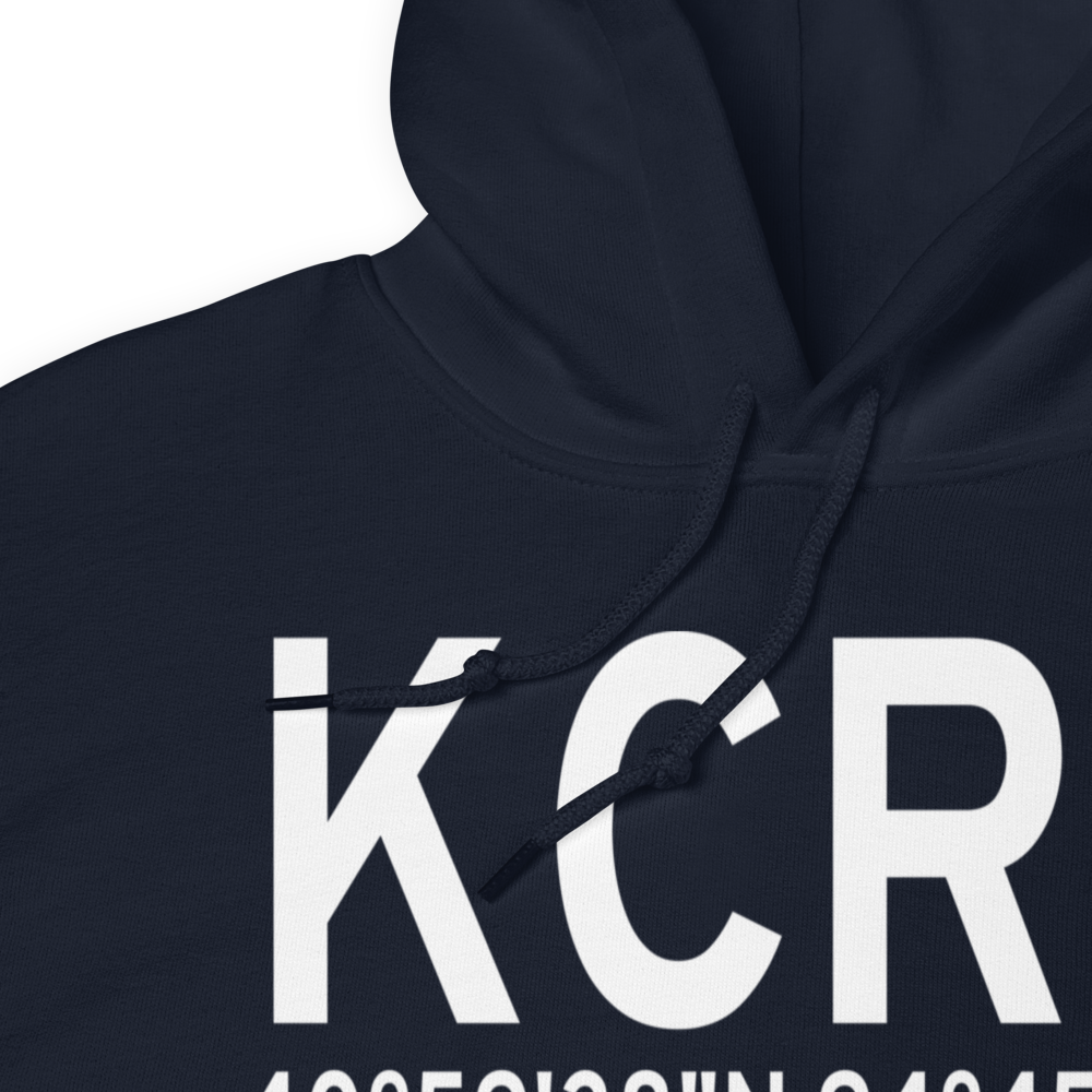 Corning Municipal Airport (KCRZ) ICAO Hoodie Sweatshirt 