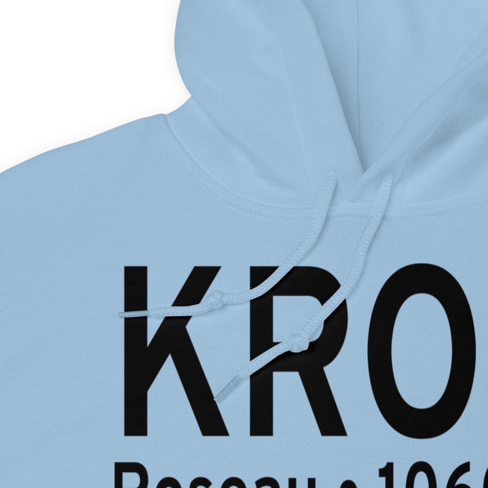 Roseau Municipal Rudy Billberg Field (KROX) ICAO Hoodie Sweatshirt 