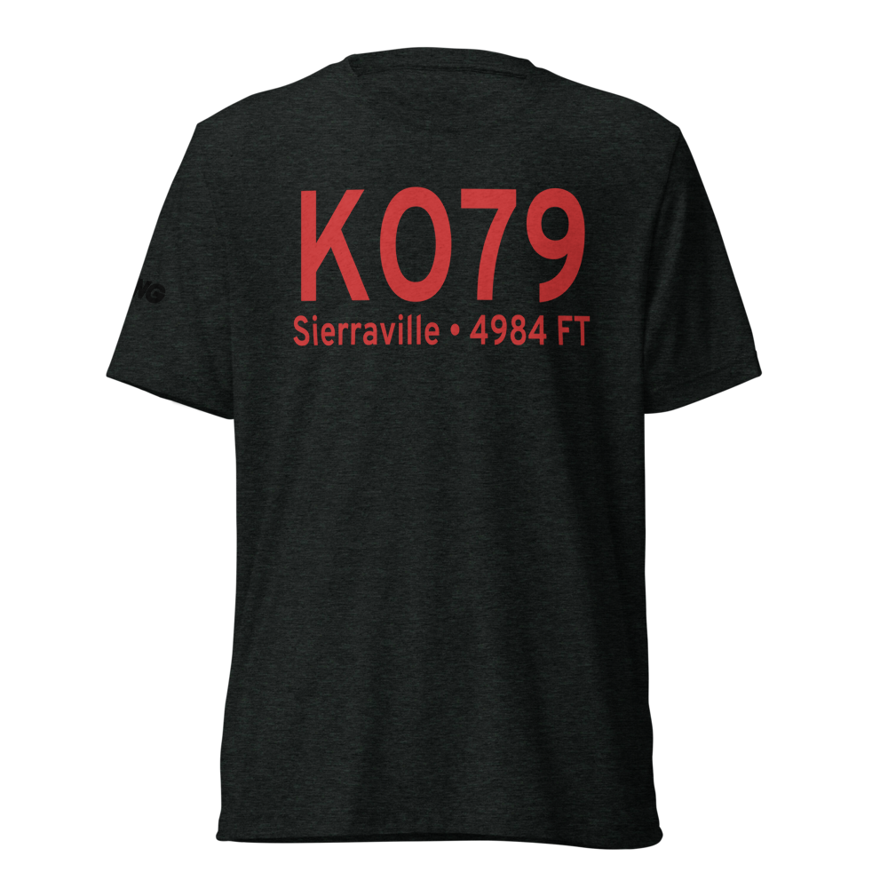 Sierraville Dearwater Airport (KO79) ICAO Tri-blend T-Shirt 