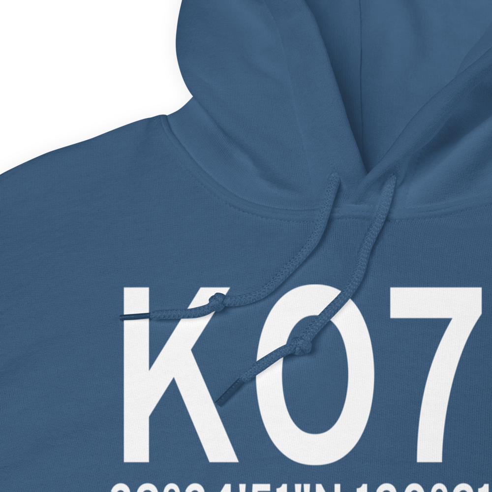 Sierraville Dearwater Airport (KO79) ICAO Hoodie Sweatshirt 