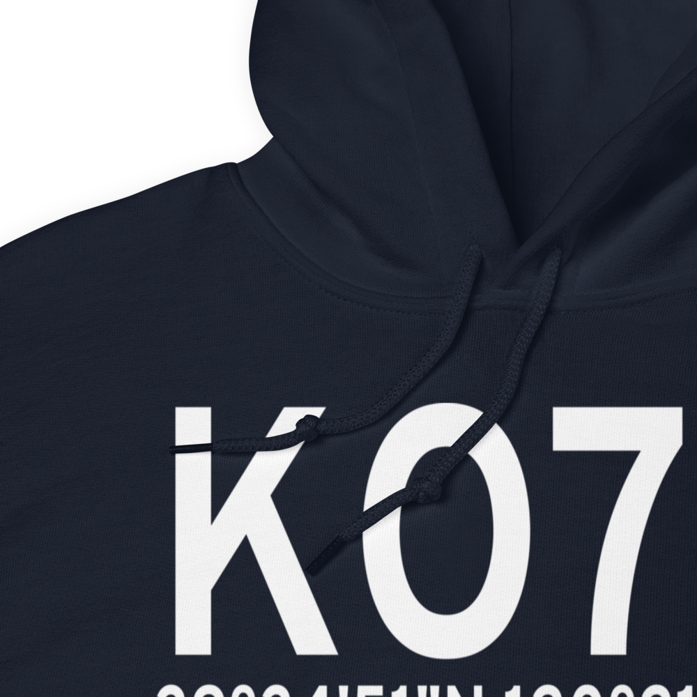 Sierraville Dearwater Airport (KO79) ICAO Hoodie Sweatshirt 