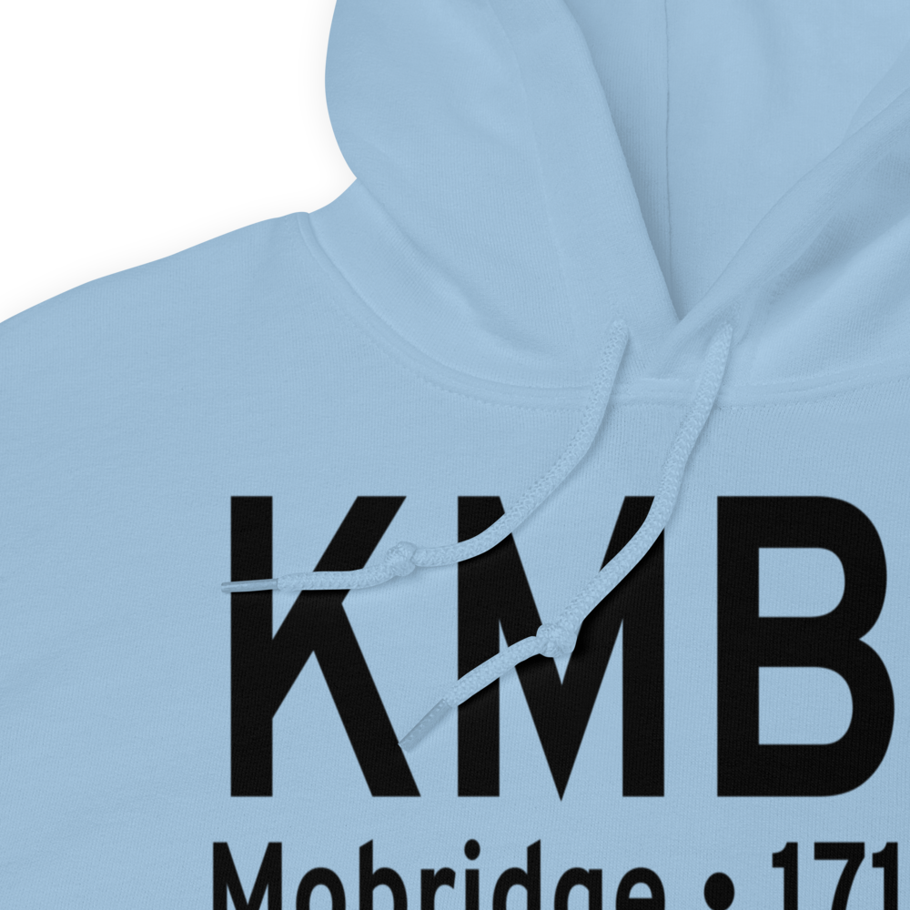 Mobridge Municipal Airport (KMBG) ICAO Hoodie Sweatshirt 
