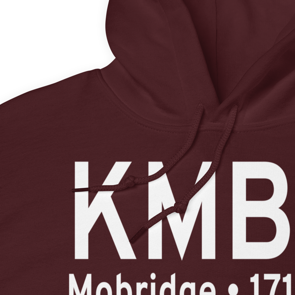 Mobridge Municipal Airport (KMBG) ICAO Hoodie Sweatshirt 