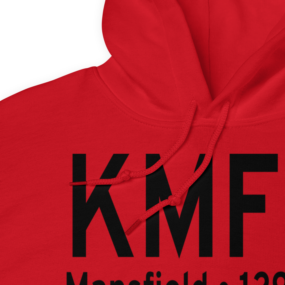 Mansfield Lahm Regional Airport (KMFD) ICAO Hoodie Sweatshirt 