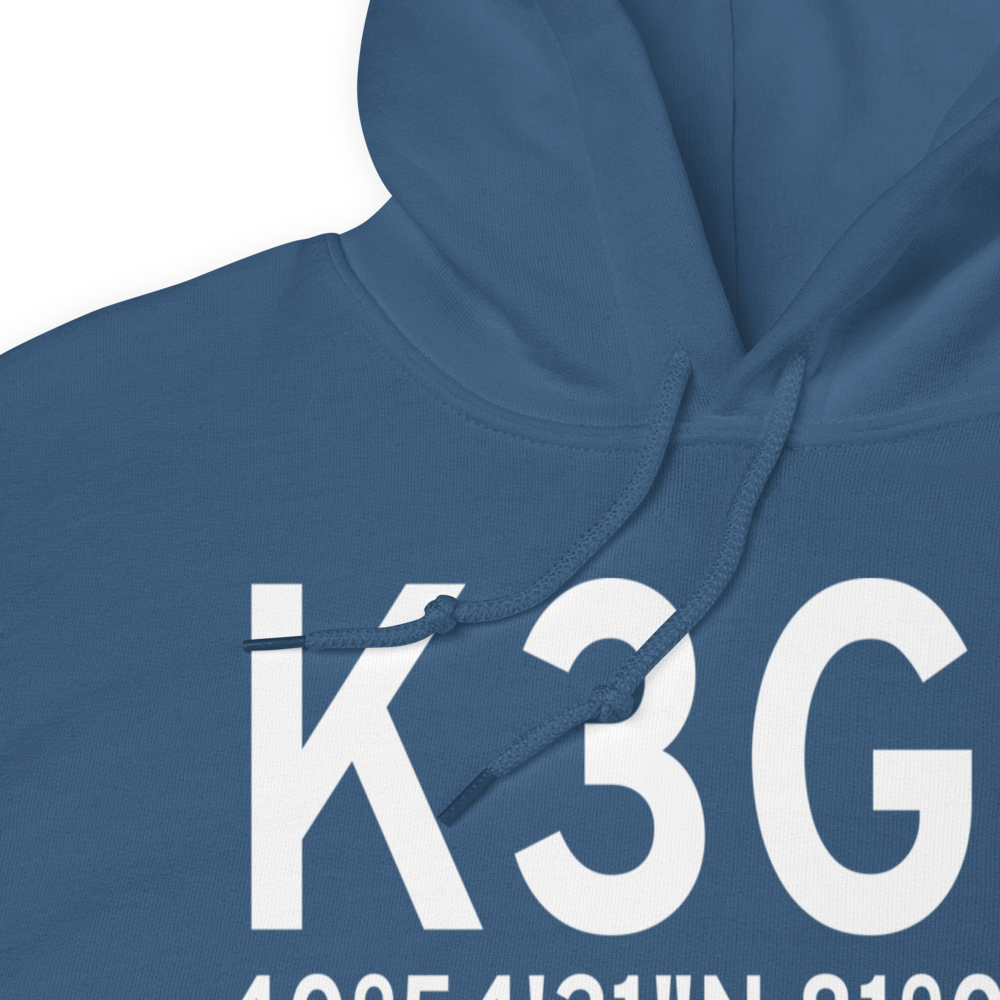 Tri City Airport (K3G6) ICAO Hoodie Sweatshirt 
