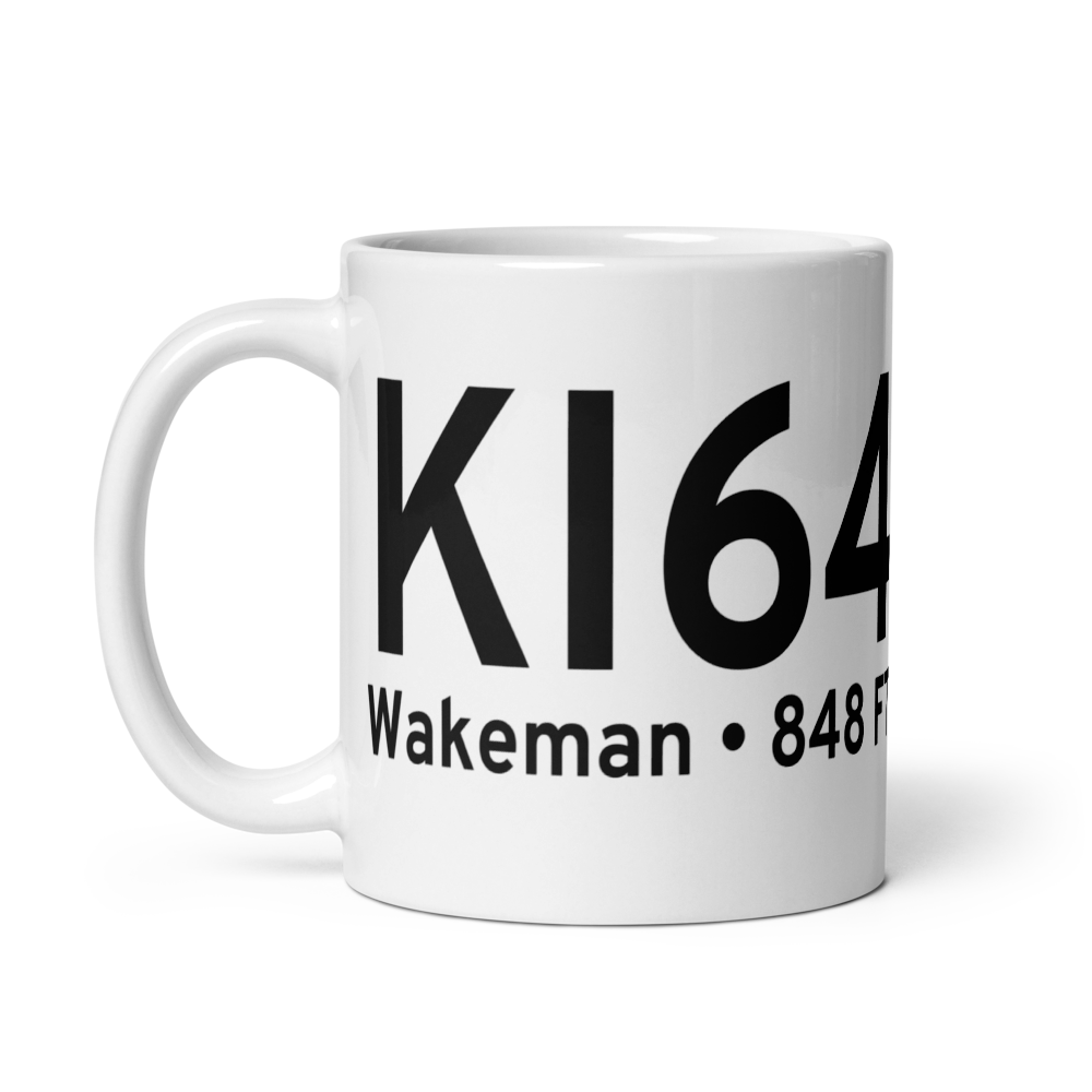 Wakeman Airport (KI64) ICAO Mug 