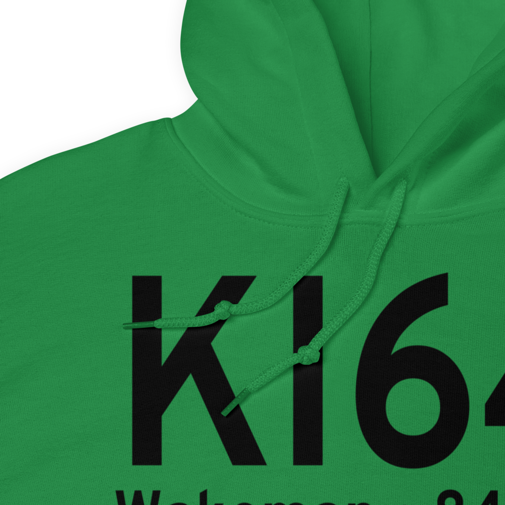Wakeman Airport (KI64) ICAO Hoodie Sweatshirt 