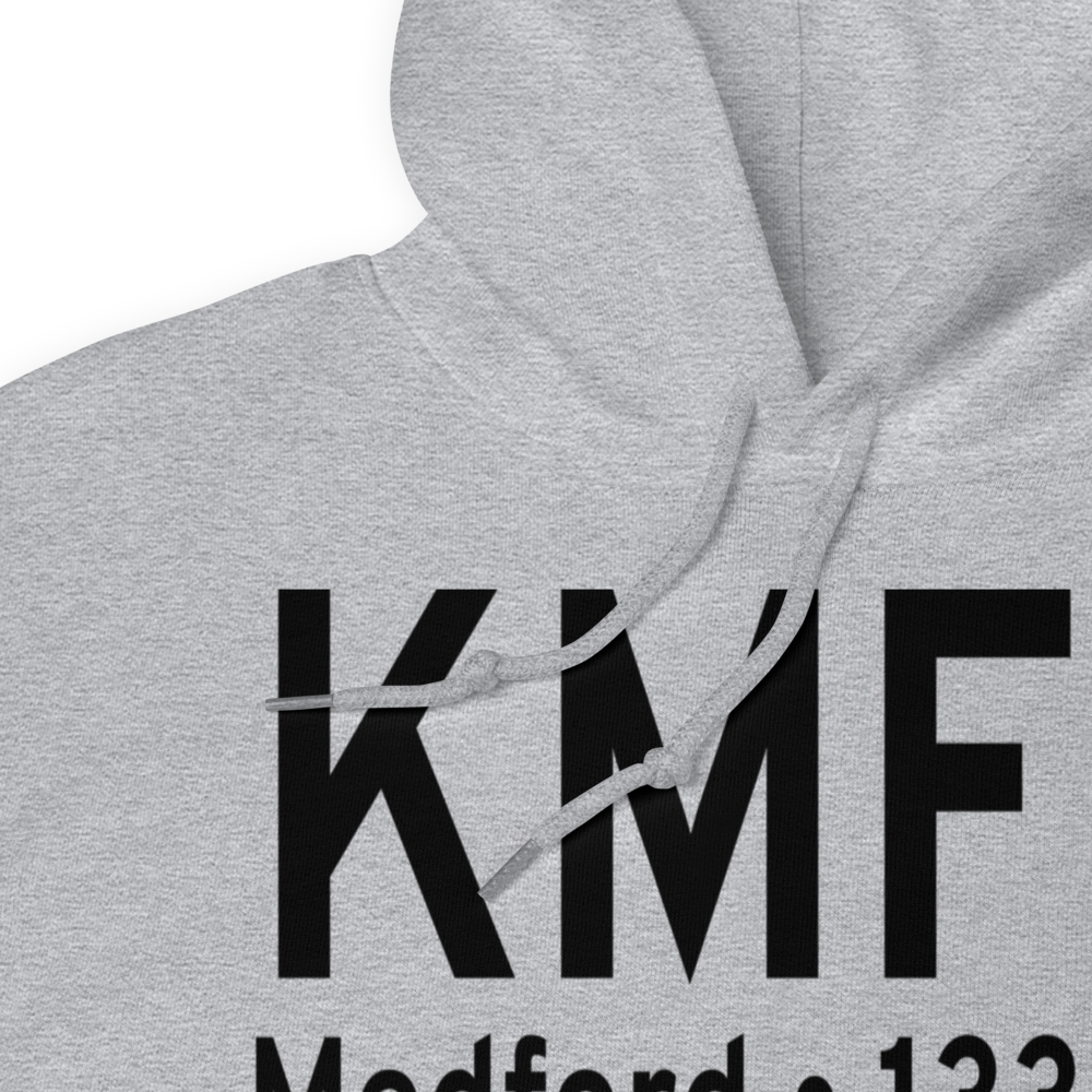 Rogue Valley International Medford Airport (KMFR) ICAO Hoodie Sweatshirt 