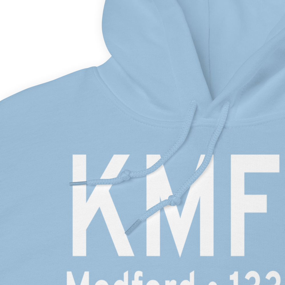 Rogue Valley International Medford Airport (KMFR) ICAO Hoodie Sweatshirt 