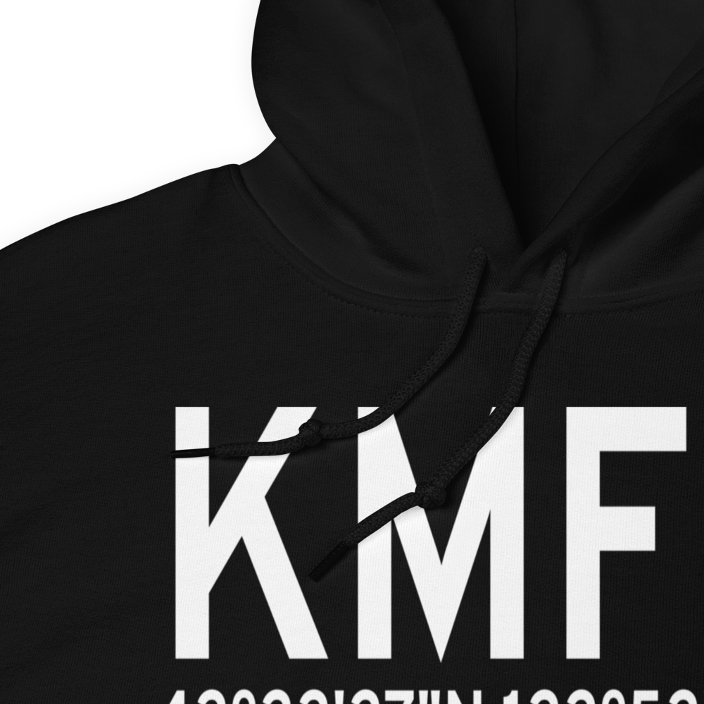 Rogue Valley International Medford Airport (KMFR) ICAO Hoodie Sweatshirt 