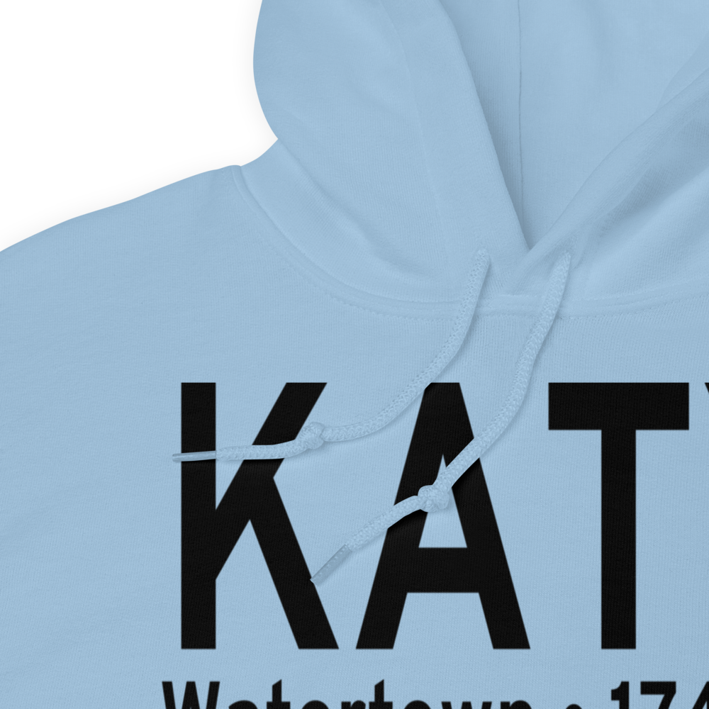 Watertown Regional Airport (KATY) ICAO Hoodie Sweatshirt 