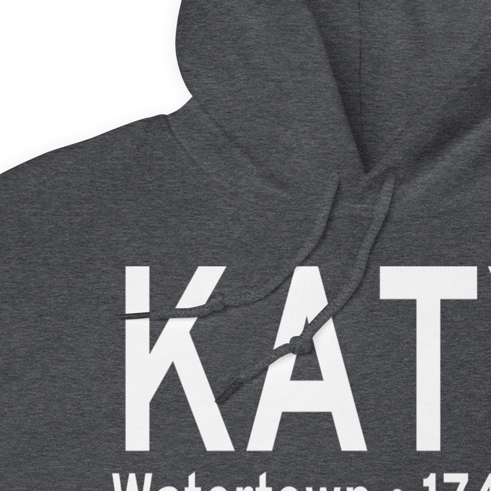Watertown Regional Airport (KATY) ICAO Hoodie Sweatshirt 