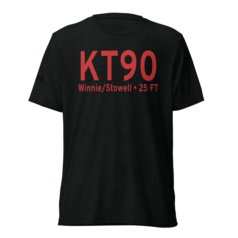 Chambers County Winnie Stowell Airport (KT90) ICAO Tri-blend T-Shirt 