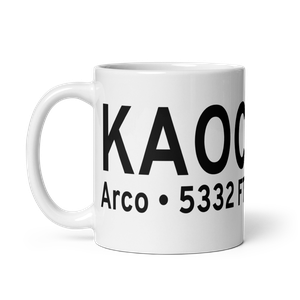 Arco Butte County Airport (KAOC) ICAO Mug