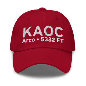 Arco Butte County Airport (KAOC) ICAO Hat