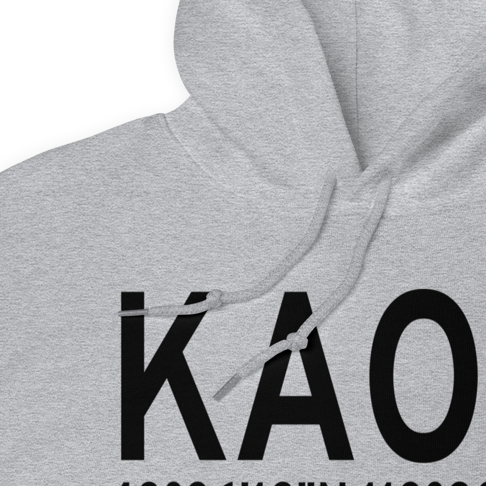 Arco Butte County Airport (KAOC) ICAO Hoodie Sweatshirt 