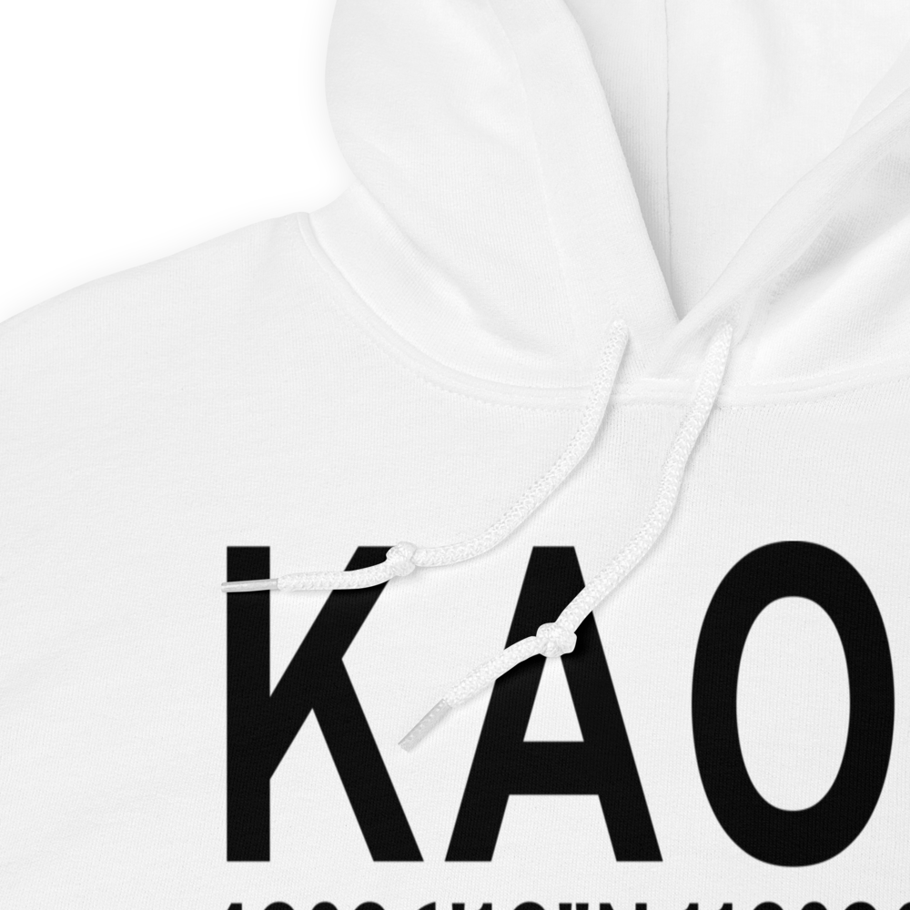 Arco Butte County Airport (KAOC) ICAO Hoodie Sweatshirt 