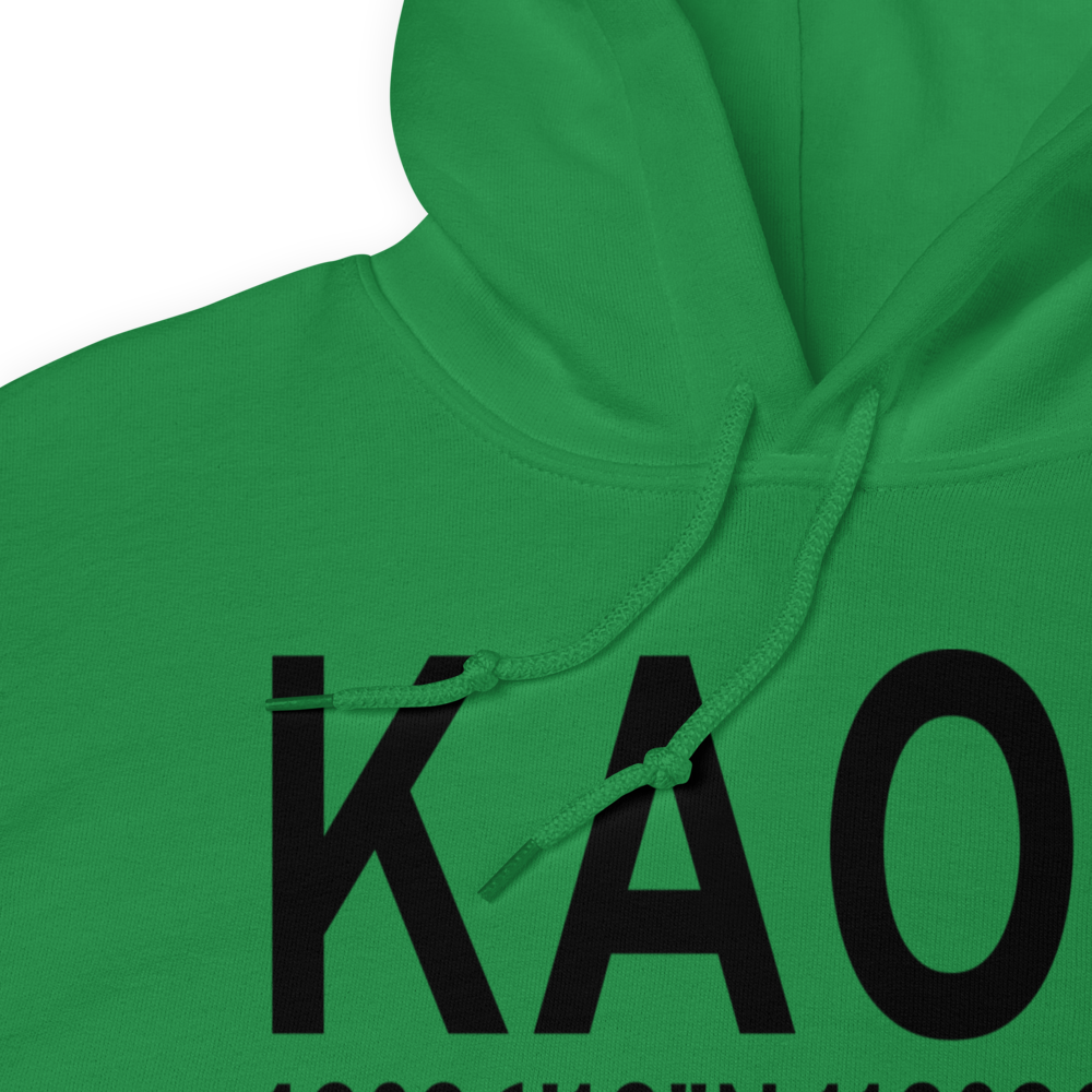 Arco Butte County Airport (KAOC) ICAO Hoodie Sweatshirt 