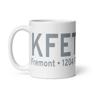 Fremont Municipal Airport (KFET) ICAO Mug