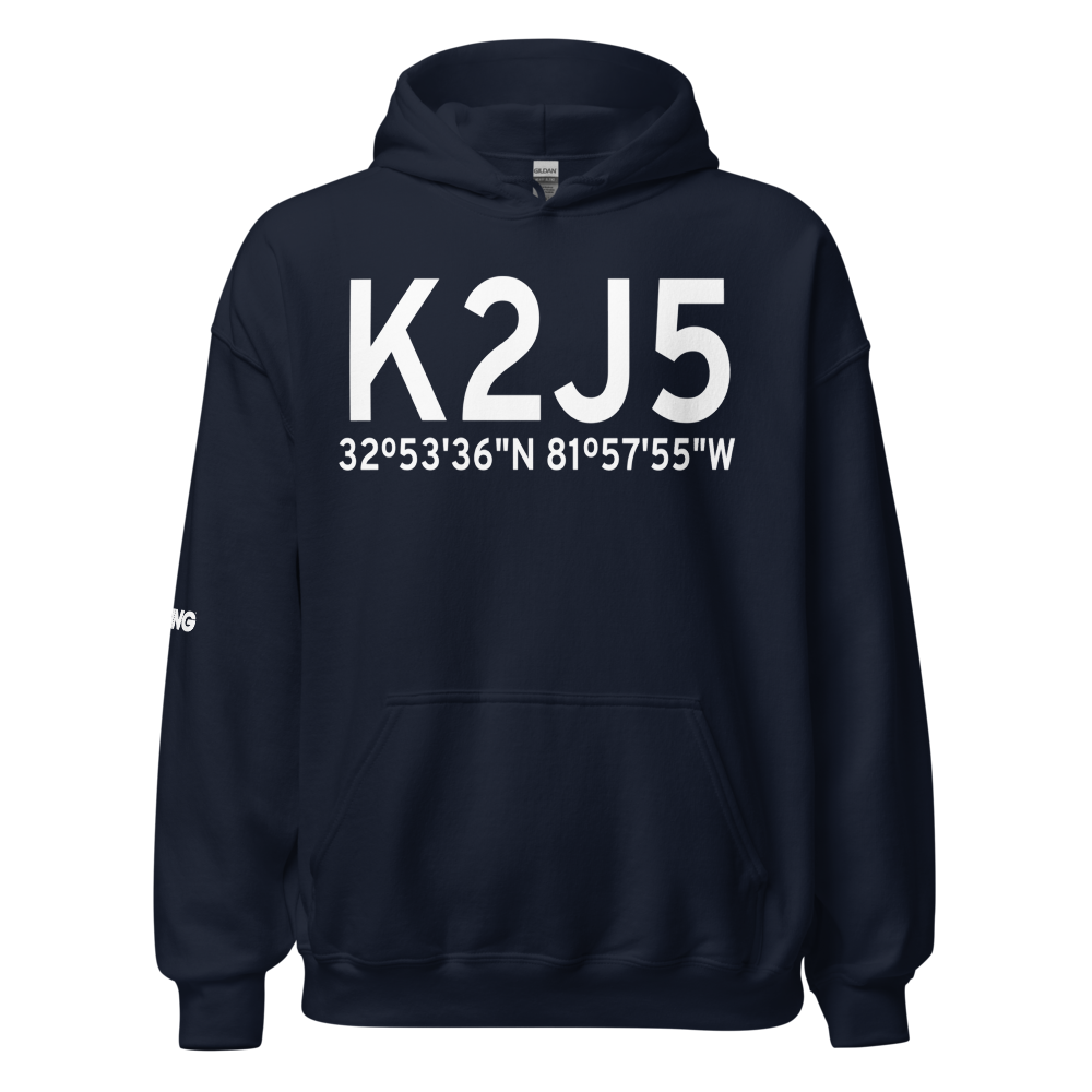 Millen Airport (K2J5) ICAO Hoodie Sweatshirt 