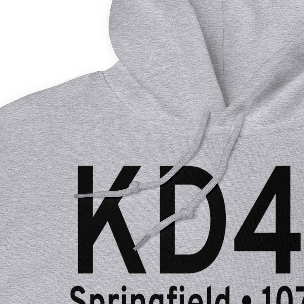 Springfield Municipal Airport (KD42) ICAO Hoodie Sweatshirt 