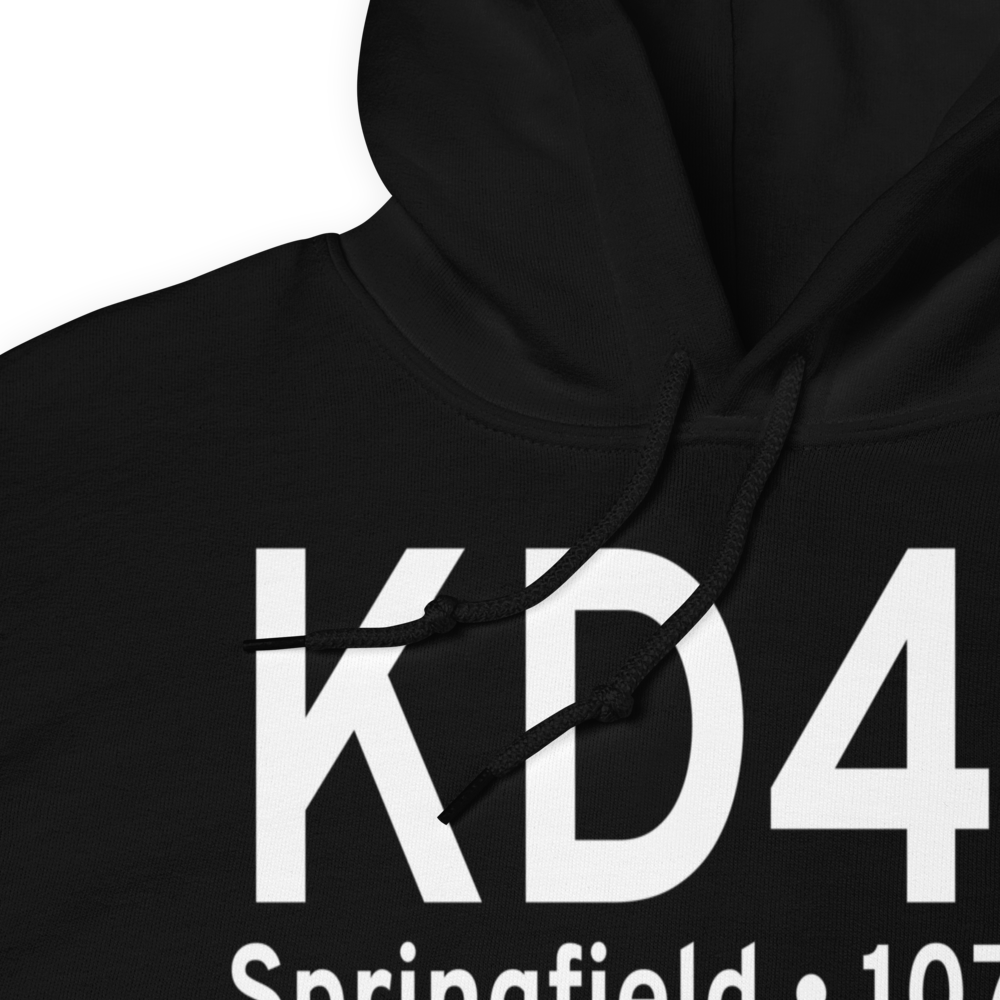 Springfield Municipal Airport (KD42) ICAO Hoodie Sweatshirt 