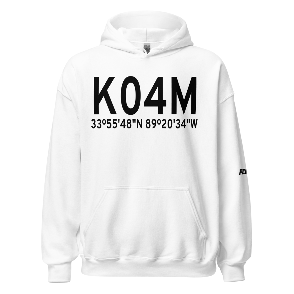 Calhoun County Airport (K04M) ICAO Hoodie Sweatshirt 