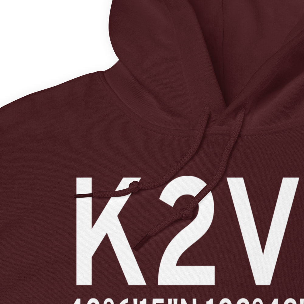 Yuma Municipal Airport (K2V6) ICAO Hoodie Sweatshirt 