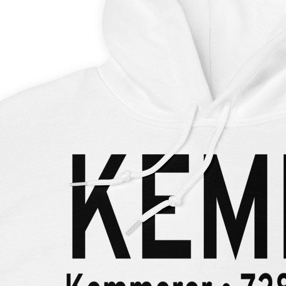 Kemmerer Municipal Airport (KEMM) ICAO Hoodie Sweatshirt 
