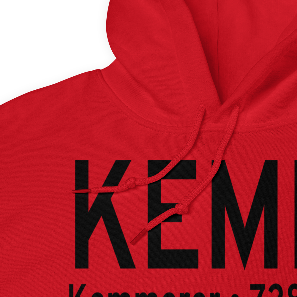 Kemmerer Municipal Airport (KEMM) ICAO Hoodie Sweatshirt 