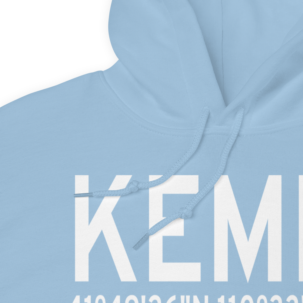 Kemmerer Municipal Airport (KEMM) ICAO Hoodie Sweatshirt 