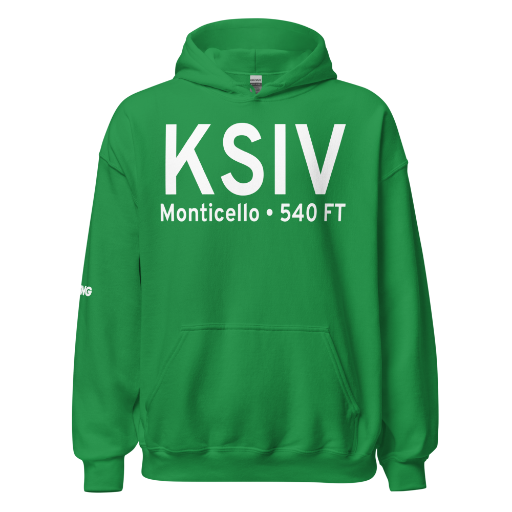Sullivan County Airport (KSIV) ICAO Hoodie Sweatshirt 