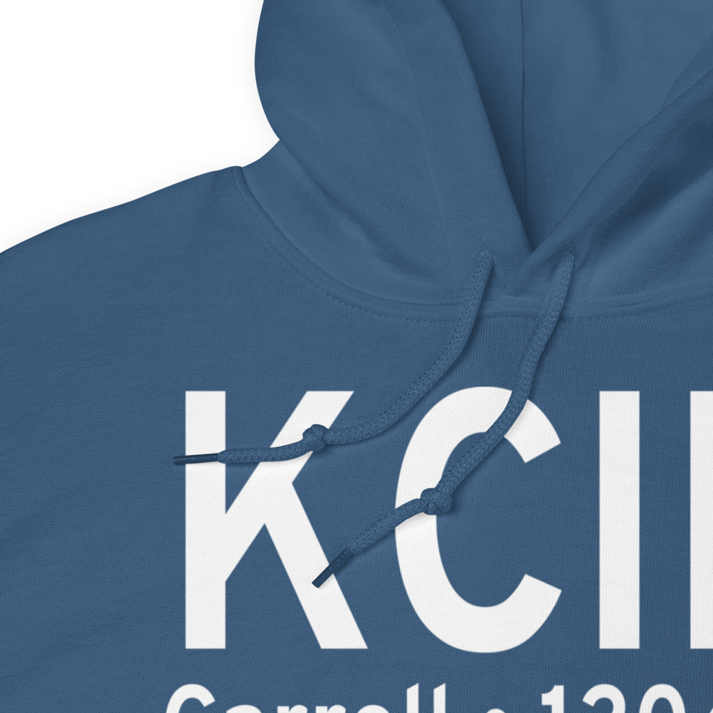 Arthur N Neu Airport (KCIN) ICAO Hoodie Sweatshirt 