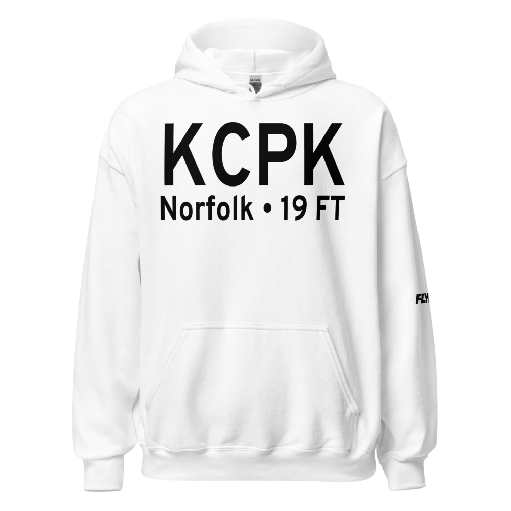 Chesapeake Regional Airport (KCPK) ICAO Hoodie Sweatshirt 
