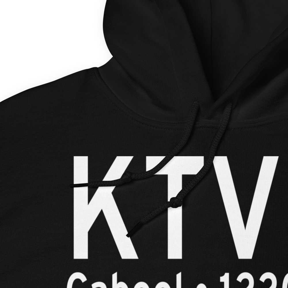 Cabool Memorial Airport (KTVB) ICAO Hoodie Sweatshirt 