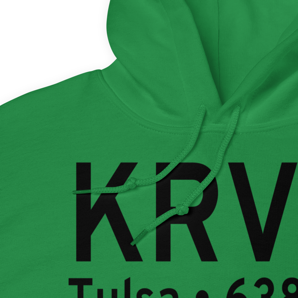 Richard Lloyd Jones Jr Airport (KRVS) ICAO Hoodie Sweatshirt 
