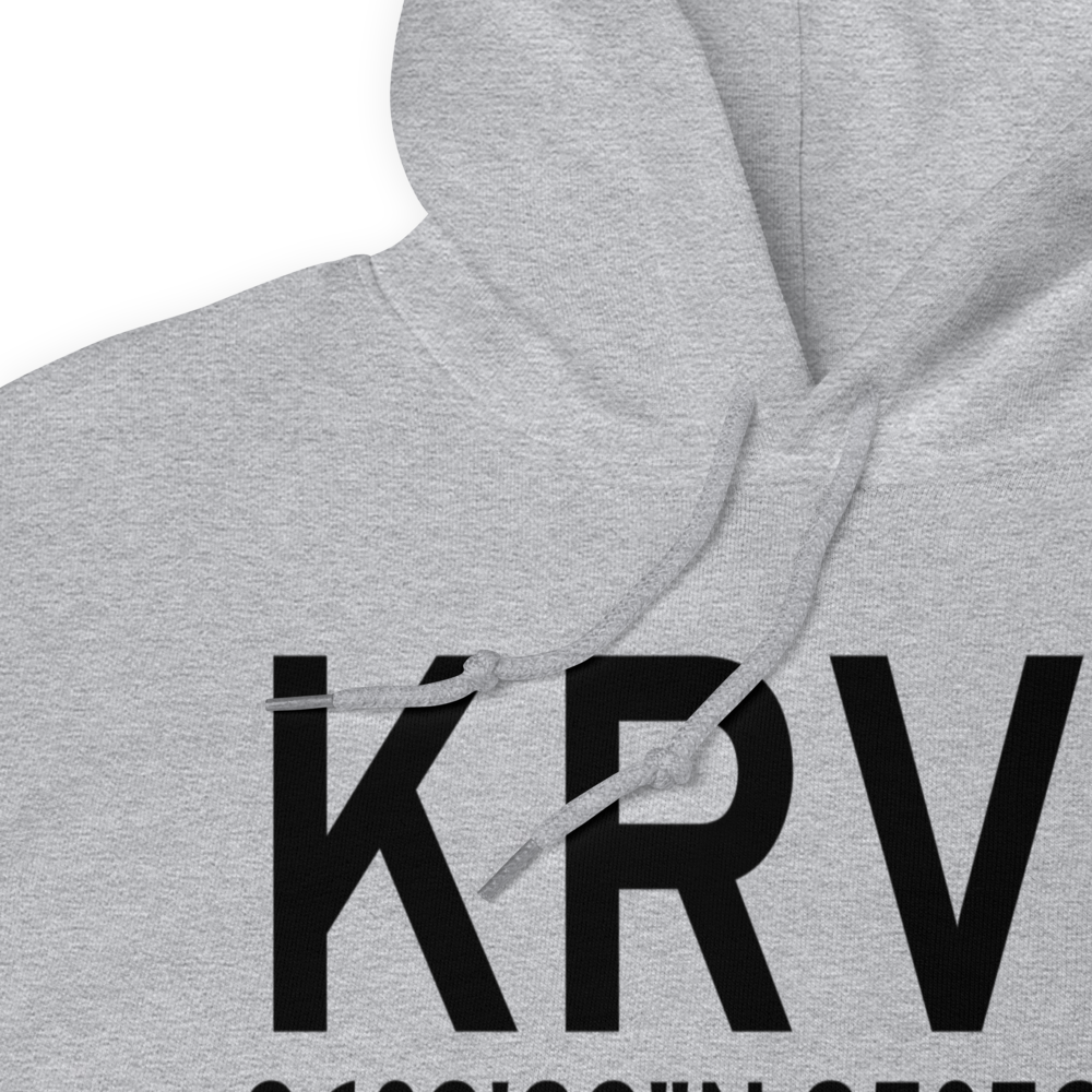 Richard Lloyd Jones Jr Airport (KRVS) ICAO Hoodie Sweatshirt 