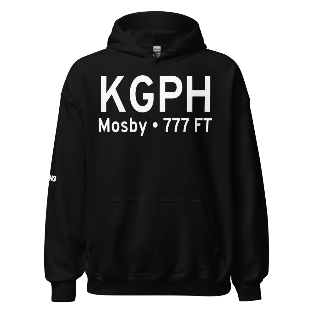 Midwest National Air Center Airport (KGPH) ICAO Hoodie Sweatshirt 