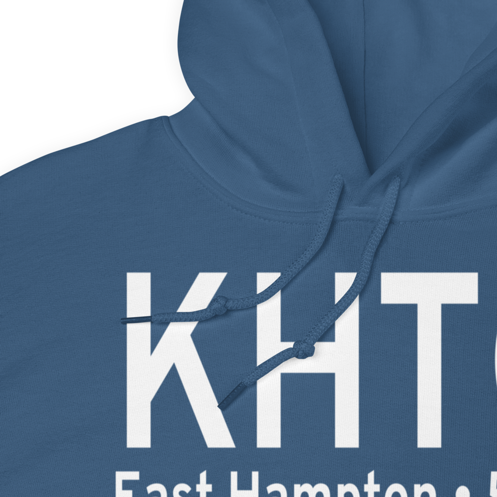 East Hampton Airport (KHTO) ICAO Hoodie Sweatshirt 