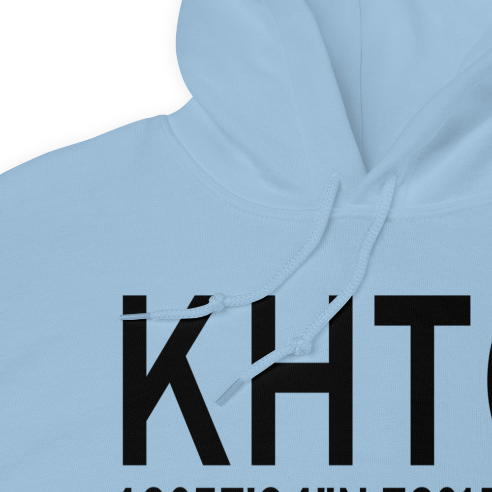 East Hampton Airport (KHTO) ICAO Hoodie Sweatshirt 