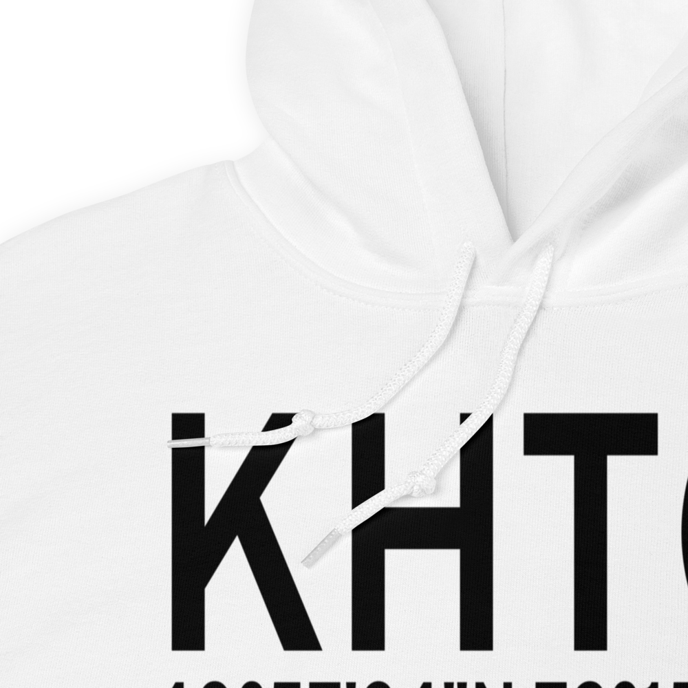 East Hampton Airport (KHTO) ICAO Hoodie Sweatshirt 
