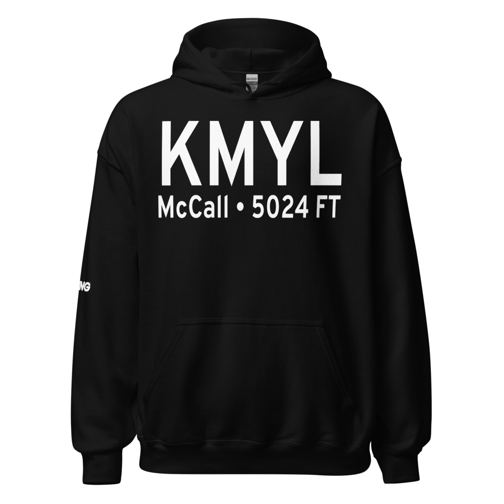 McCall Municipal Airport (KMYL) ICAO Hoodie Sweatshirt 
