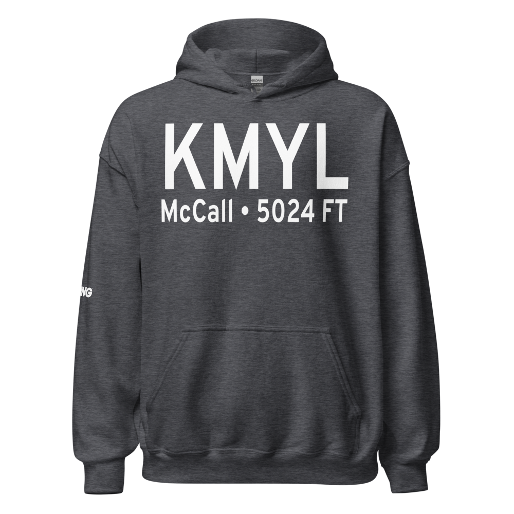 McCall Municipal Airport (KMYL) ICAO Hoodie Sweatshirt 