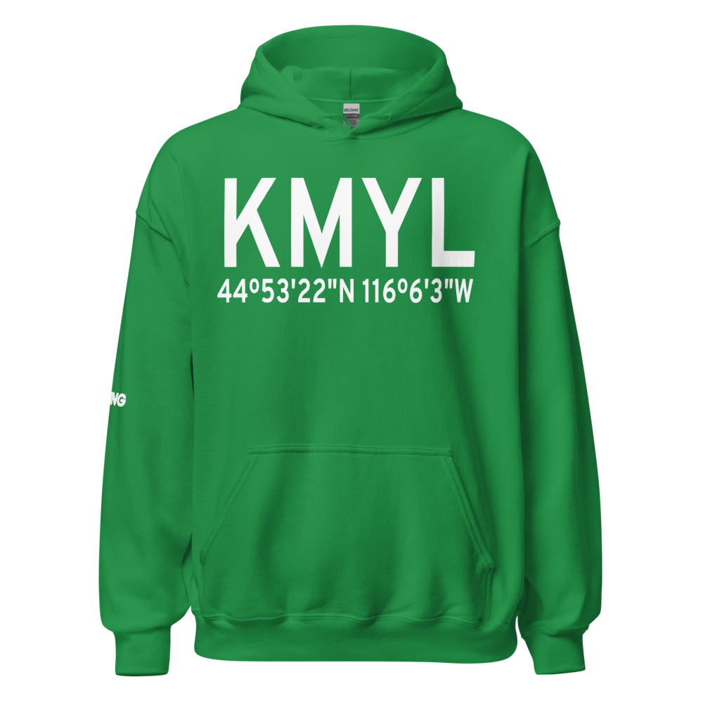 McCall Municipal Airport (KMYL) ICAO Hoodie Sweatshirt 