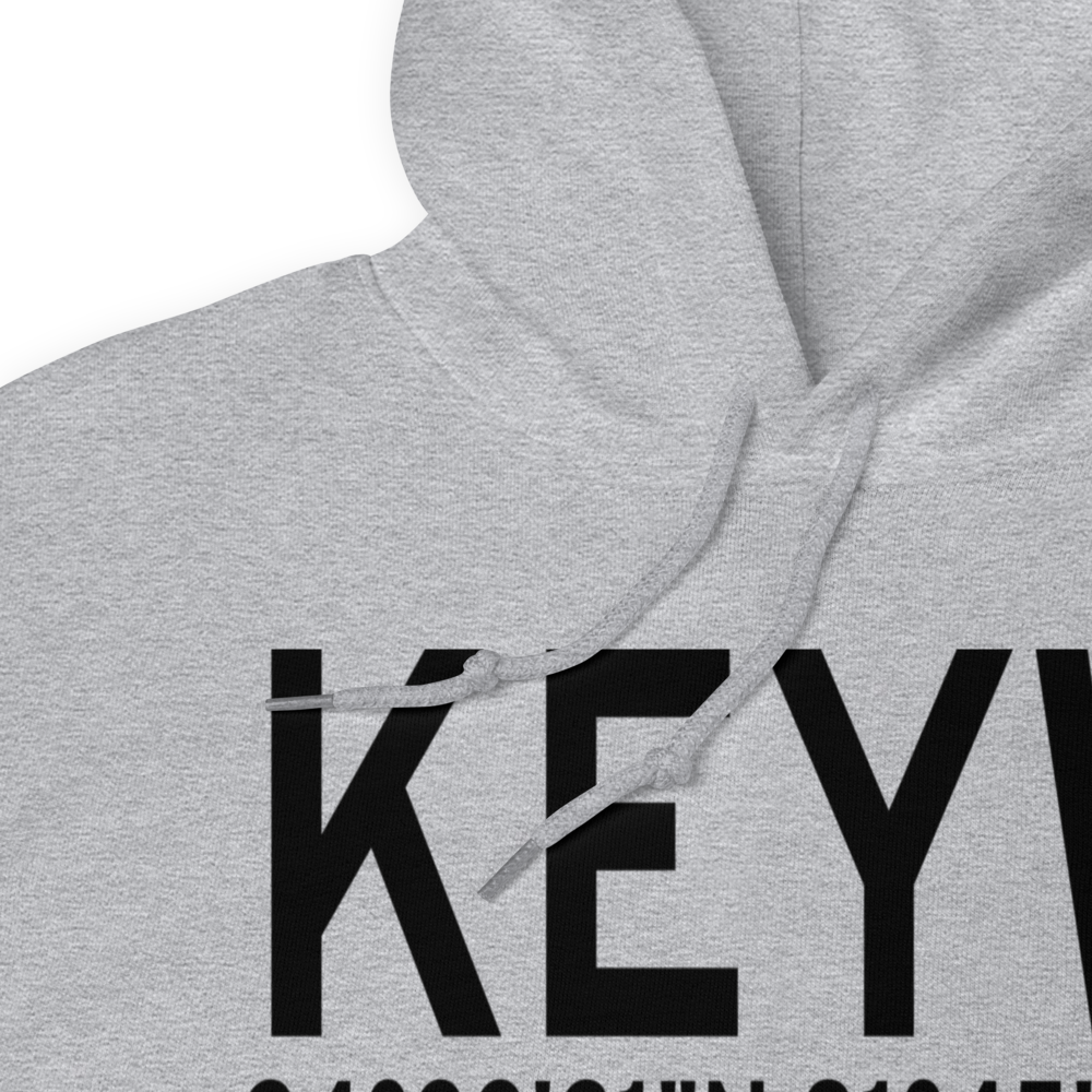 Key West International Airport (KEYW) ICAO Hoodie Sweatshirt 