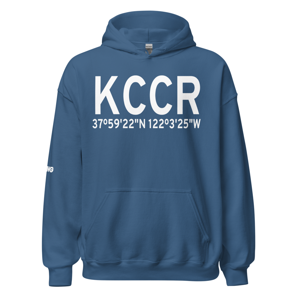 Buchanan Field (KCCR) ICAO Hoodie Sweatshirt 